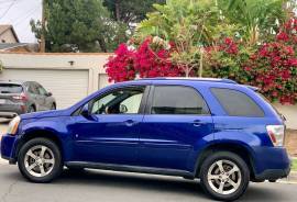 2007 BLUE CHEVROLET EQUINOX, RUNS AND DRIVES SMOOTH, STRONG ENGINE