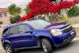 2007 BLUE CHEVROLET EQUINOX, RUNS AND DRIVES SMOOTH, STRONG ENGINE