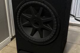 15” kicker VX “1000 watts RMS” with ported/vented box