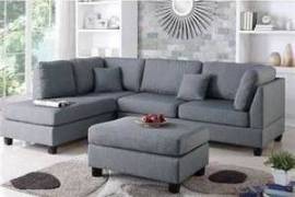New Sectional plus Ottoman, come check out on display