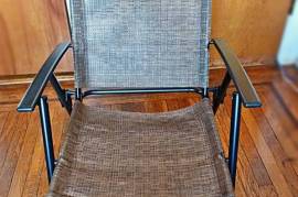 Super Comfy Indoor/Outdoor Metal Folding Armchair