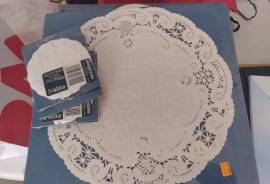 French Paper Lace under-plates - Large & Small