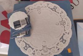 French Paper Lace under-plates - Large & Small
