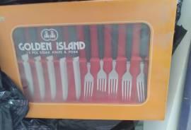 Golden Island Set of 12 pcs Streak Knife & Fork