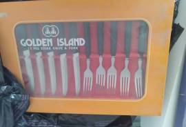 Golden Island Set of 12 pcs Streak Knife & Fork