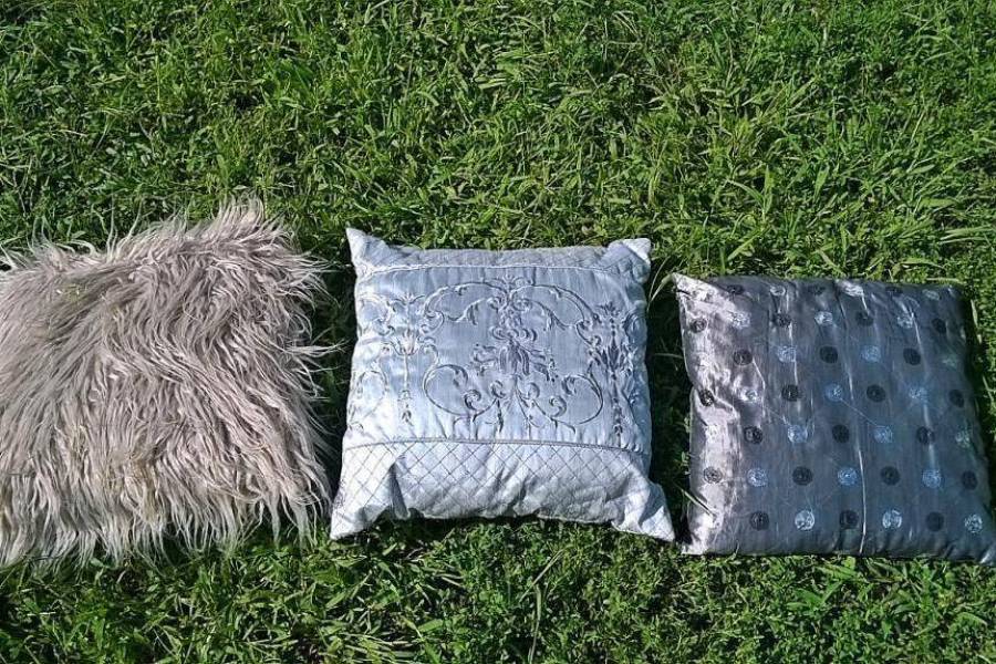 Luxe and Bohemian Throw Pillows - Disinfected