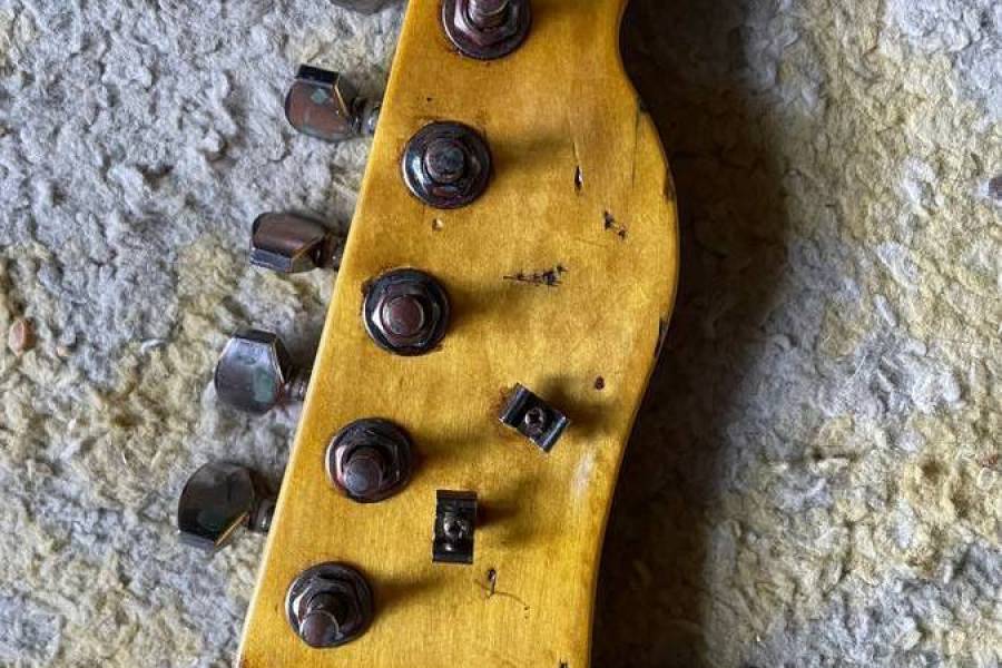 Tele style neck relic used